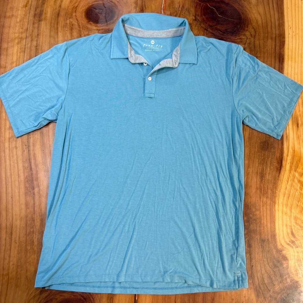 Freefly Men's Polo shirt 3XL XXXL Performance Knit Athletic Bamboo Stretch CC28
